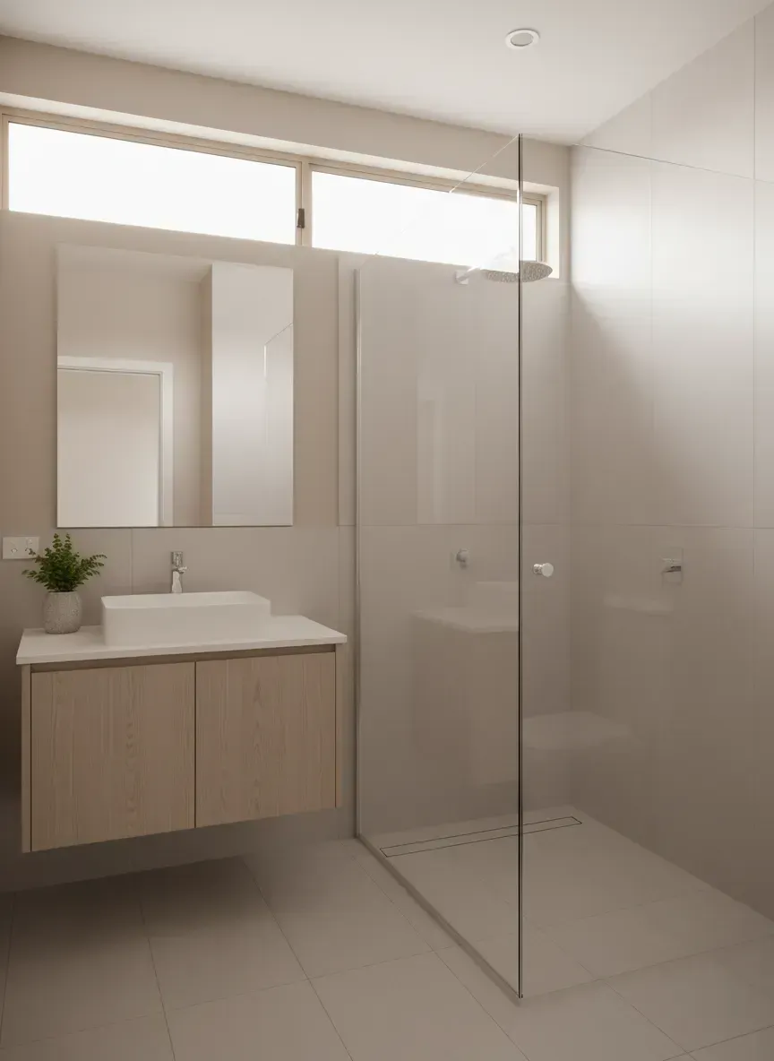premium frameless glass installations inside modern new farm home